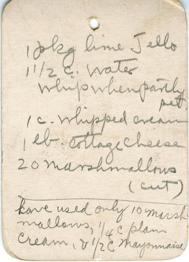 LimeJelloCottageCheese