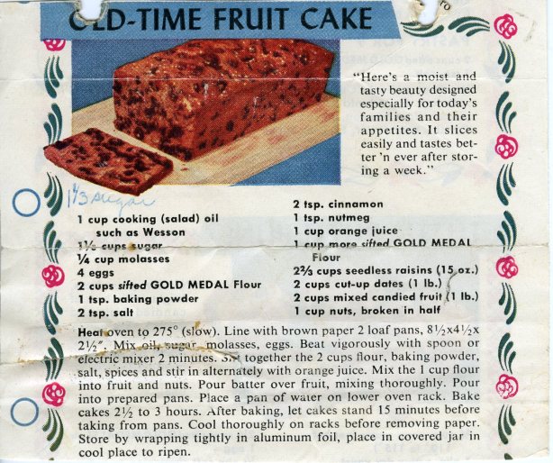 Old-Time Fruit Cake