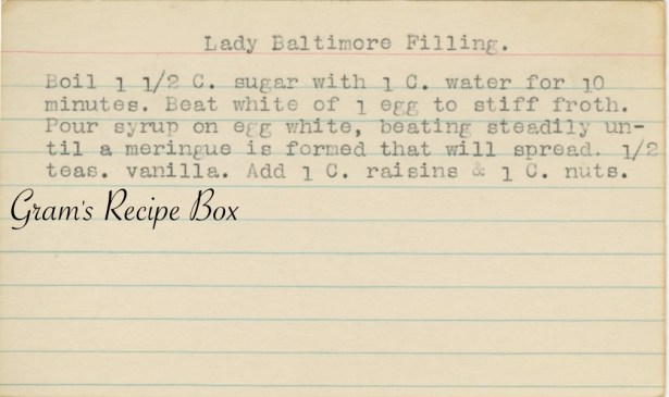 Lady Baltimore Filling