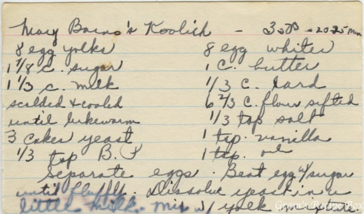 Mary Barns's Koolich