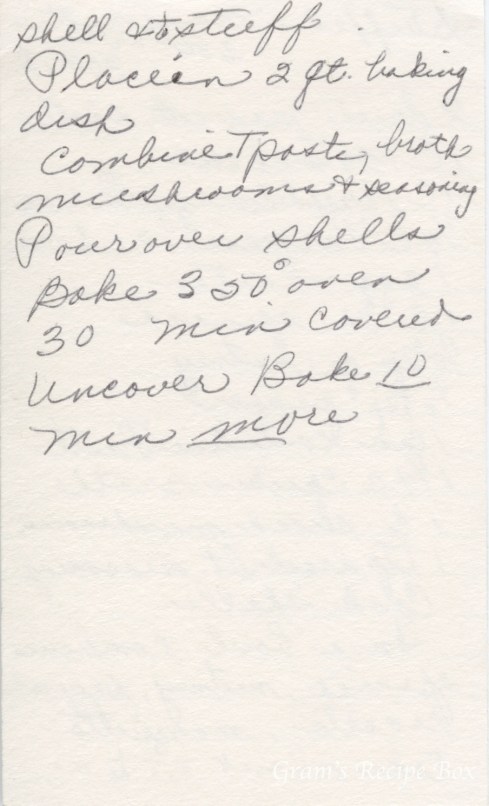 Stuffed Manicotti Back